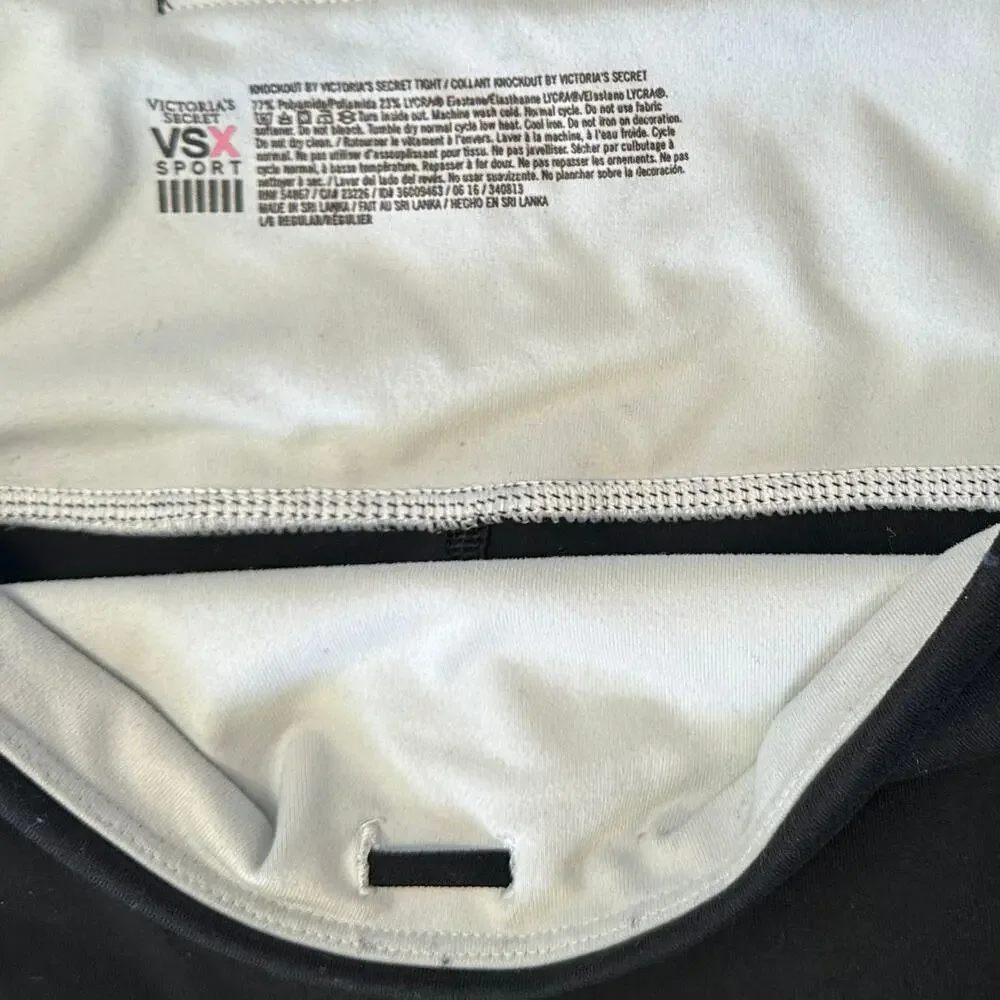 Victoria's Secret Sport VSX Knockout Logo Leggings Black Size L